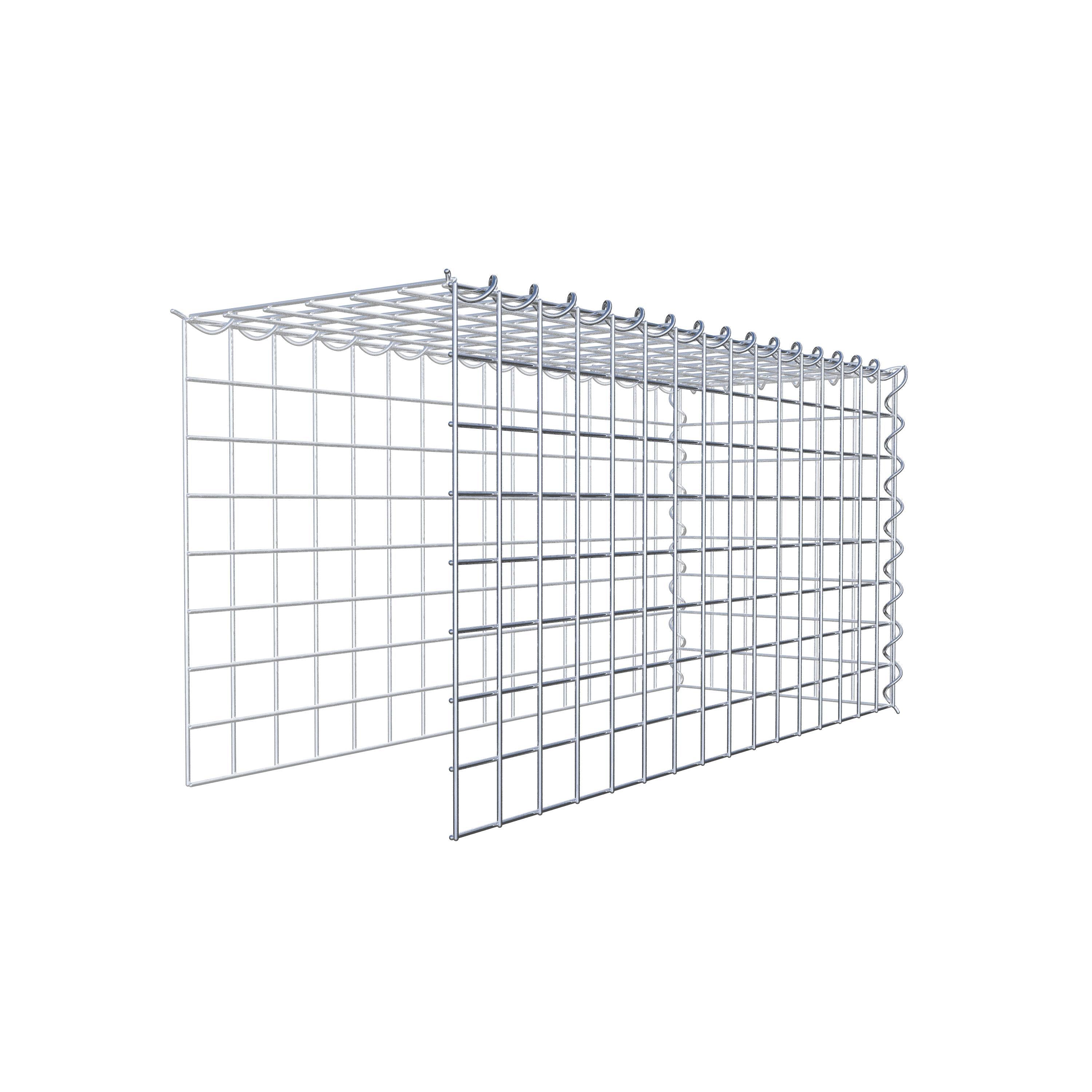 Gabion monté type 4 80 cm x 40 cm x 30 cm (L x H x P), maille 5 cm x 5 cm, spirale