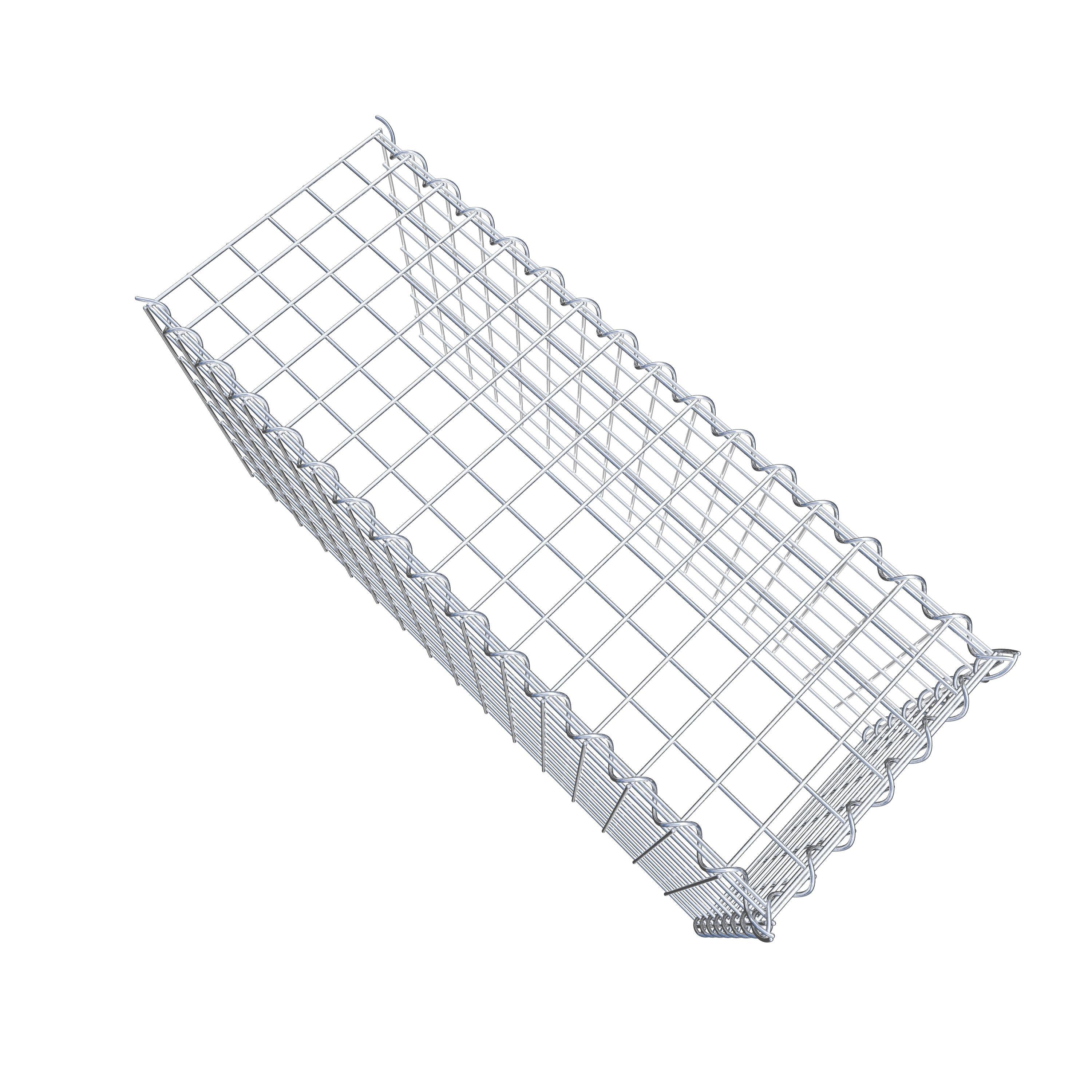 Gabion monté type 4 80 cm x 40 cm x 30 cm (L x H x P), maille 5 cm x 5 cm, spirale