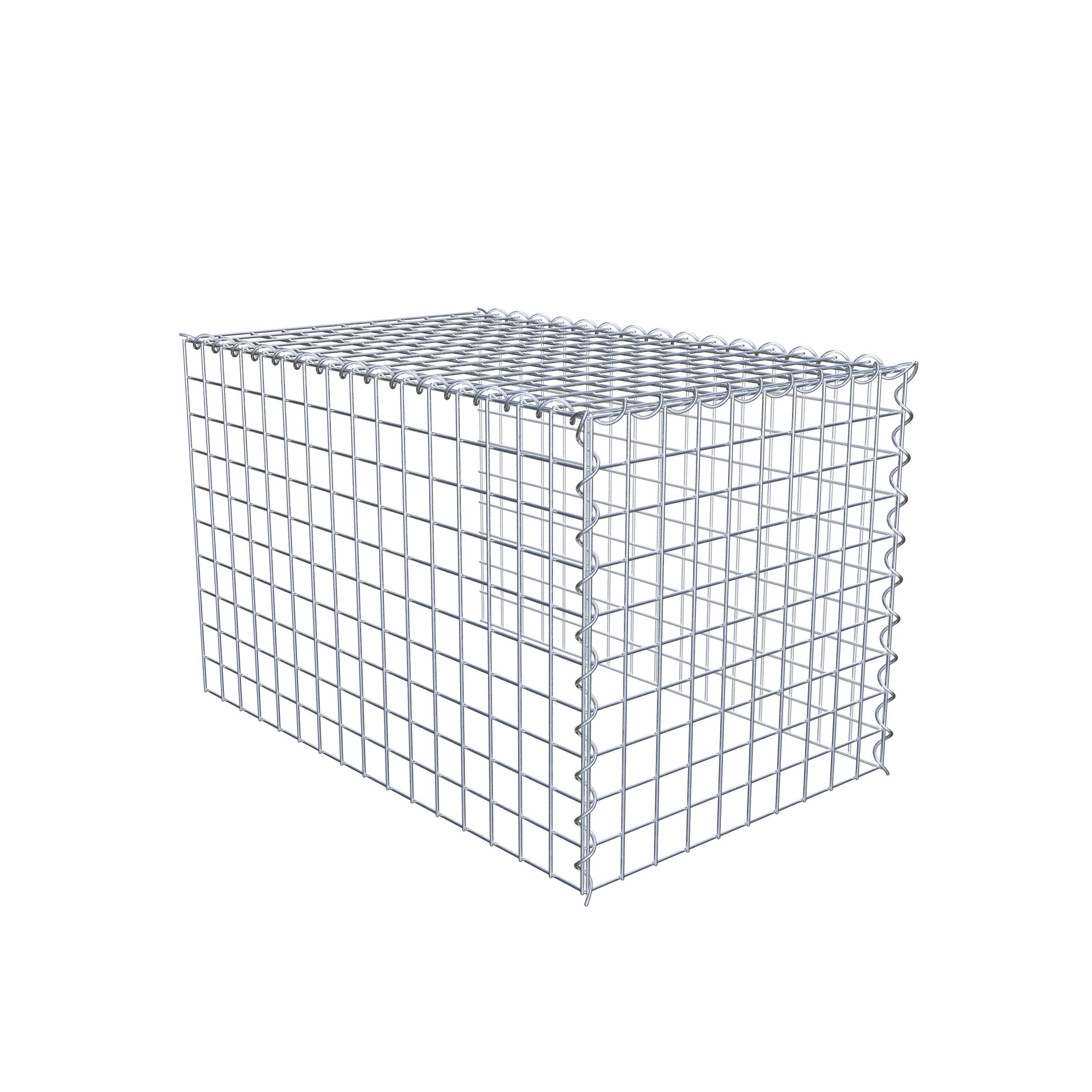 Gabion sur toile type 4 80 cm x 50 cm x 50 cm (L x H x P), maille 5 cm x 5 cm, spirale