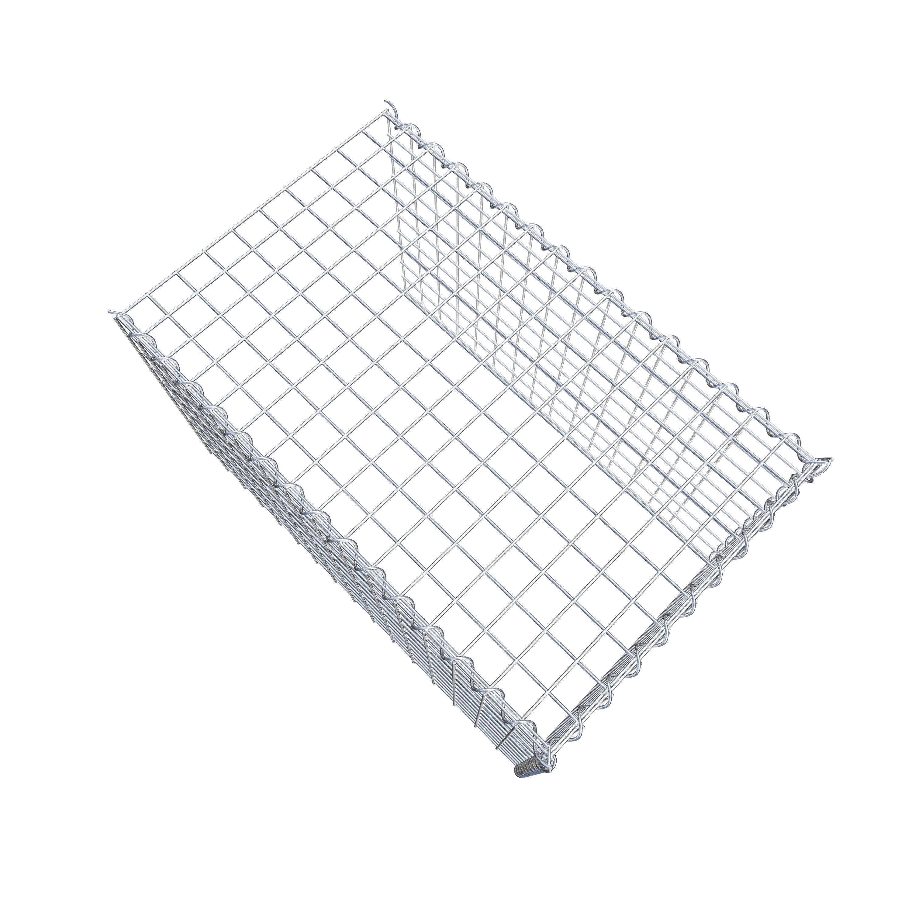 Gabion sur toile type 4 80 cm x 50 cm x 50 cm (L x H x P), maille 5 cm x 5 cm, spirale