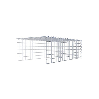 Gabião Tipo 4 100 cm x 30 cm x 50 cm (C x A x P), malhagem 5 cm x 5 cm, espiral