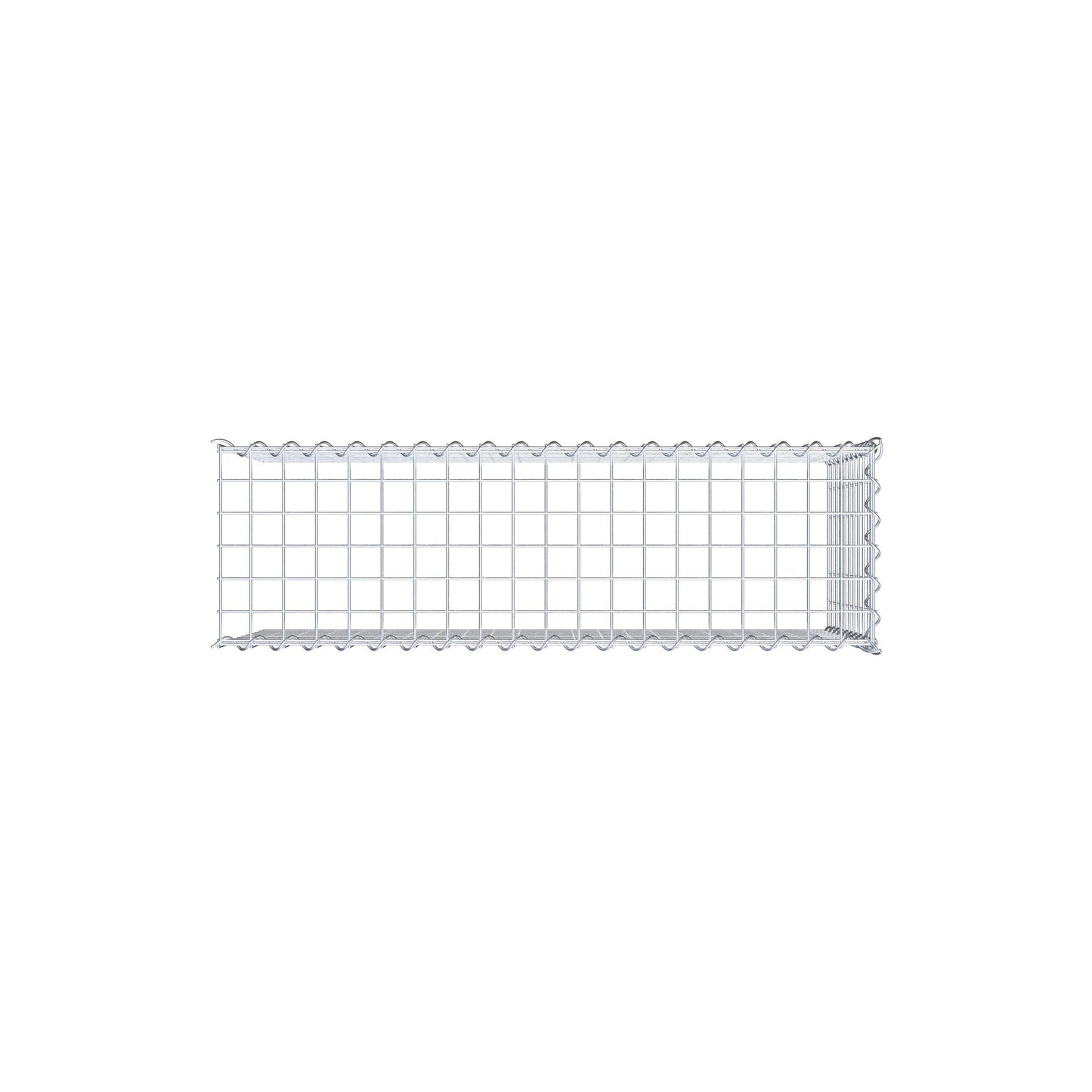 Opvokset gabion type 4 100 cm x 50 cm x 30 cm (L x H x D), maskestørrelse 5 cm x 5 cm, spiral