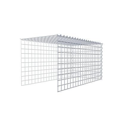 Gabion rapporté type 4 100 cm x 50 cm x 50 cm (L x H x P), mailles 5 cm x 5 cm, spirale