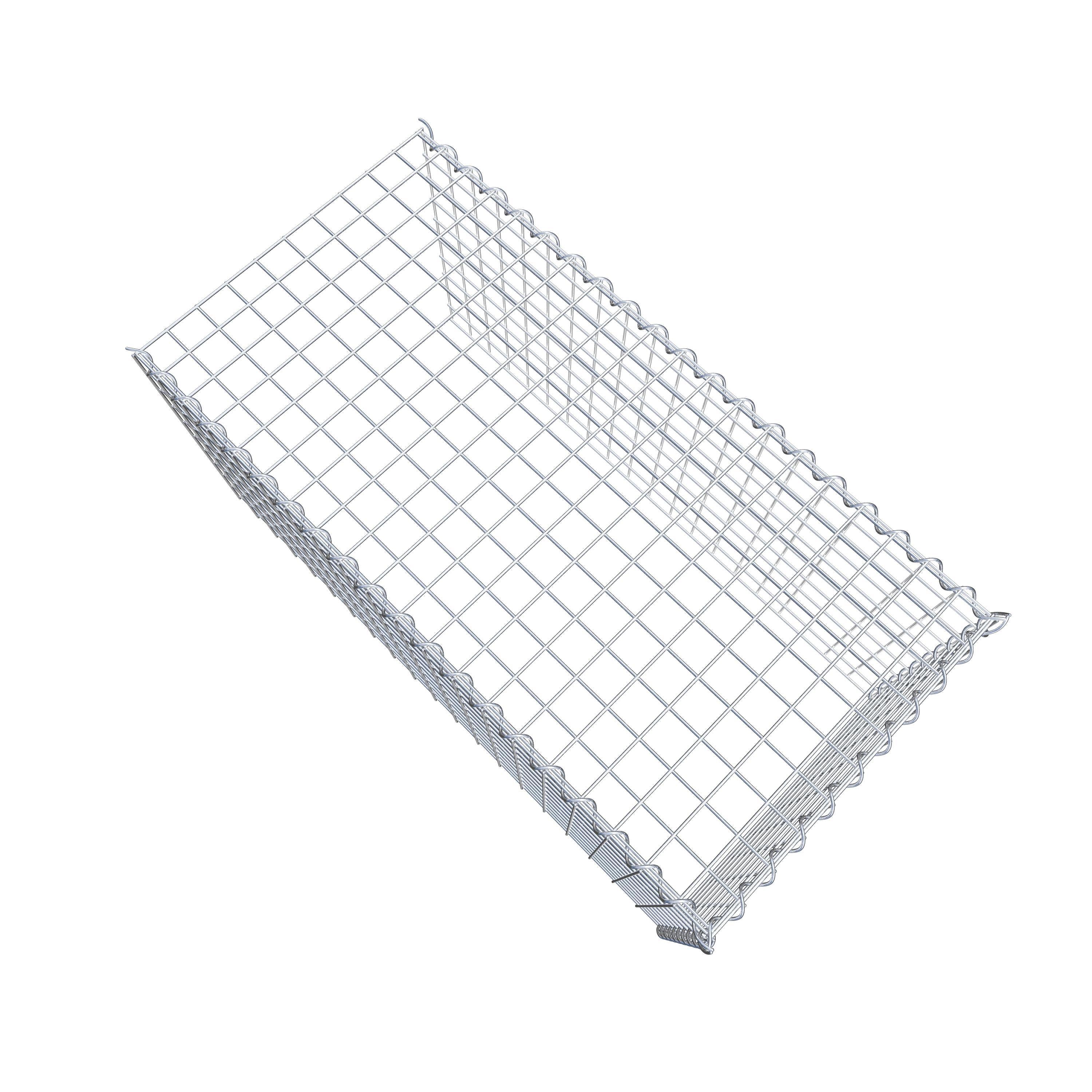 Gabion sur toile type 4 100 cm x 50 cm x 50 cm (L x H x P), maille 5 cm x 5 cm, spirale