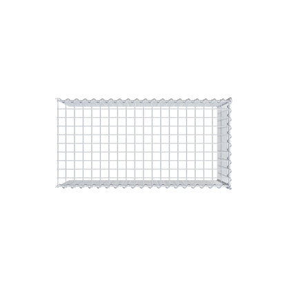 Gabion rapporté type 4 100 cm x 50 cm x 50 cm (L x H x P), mailles 5 cm x 5 cm, spirale