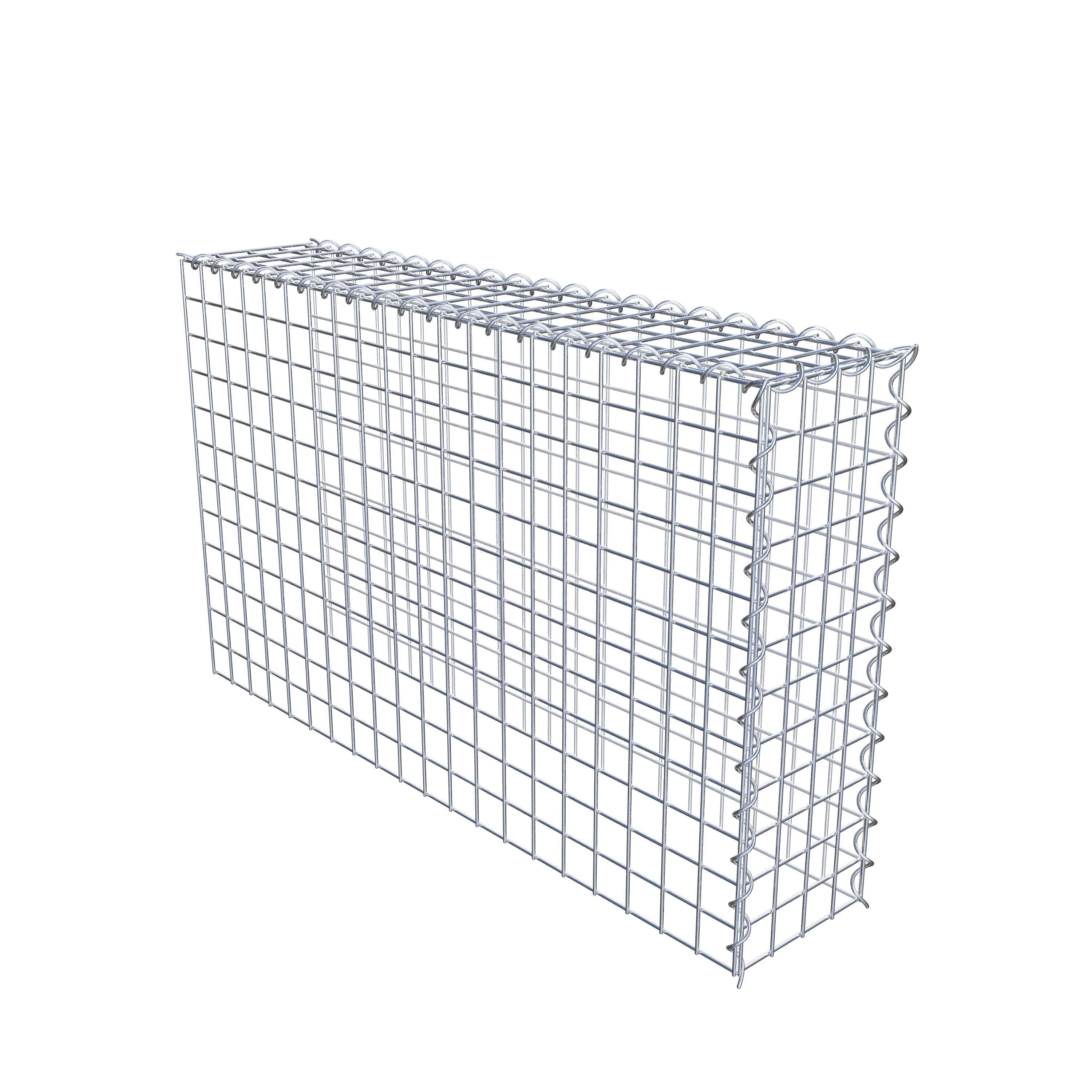 Gabion sur toile type 4 100 cm x 60 cm x 20 cm (L x H x P), maille 5 cm x 5 cm, spirale