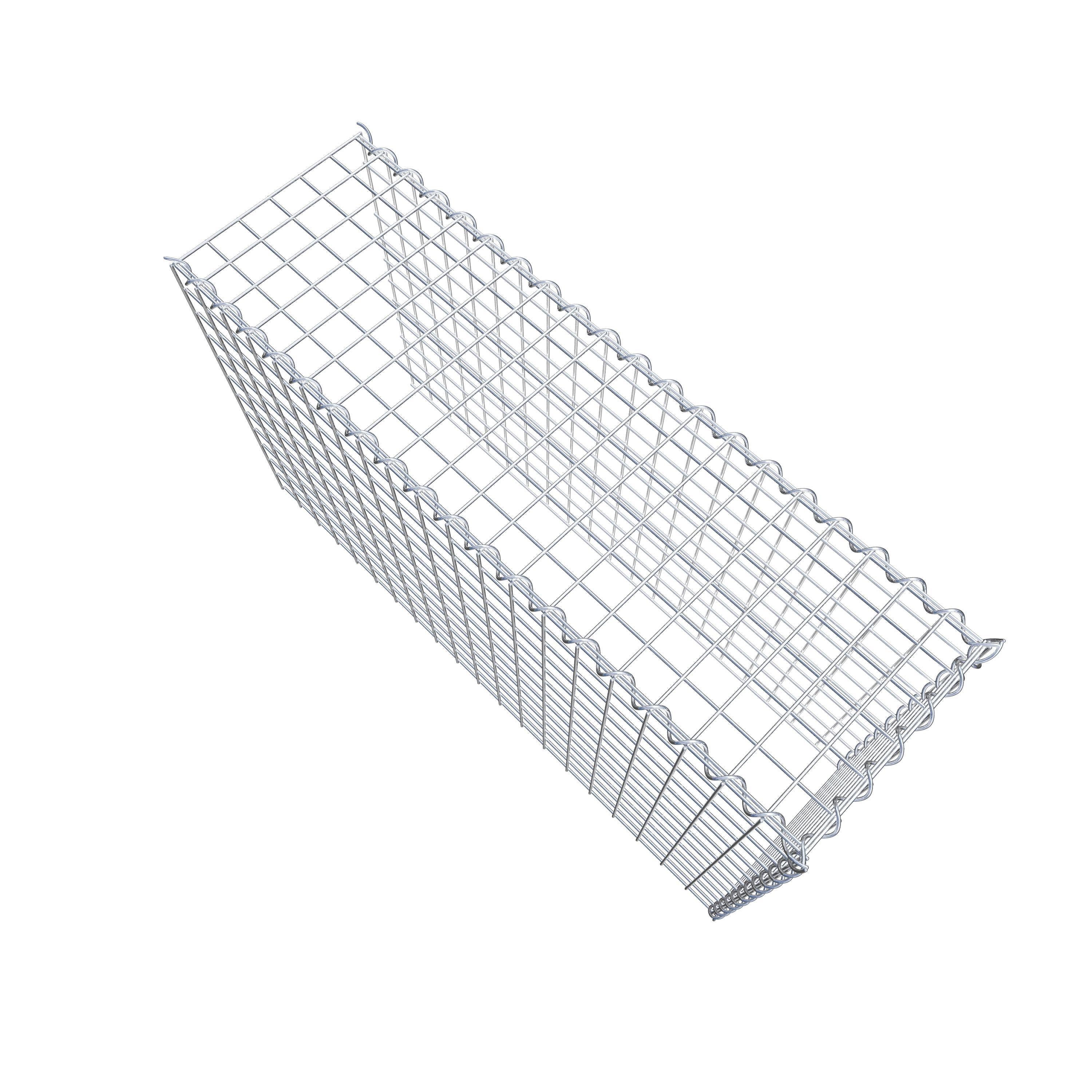 Gabion sur toile type 4 100 cm x 60 cm x 30 cm (L x H x P), maille 5 cm x 5 cm, spirale