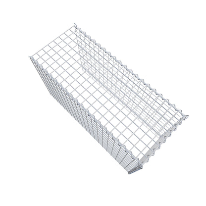 Gabion rapporté type 4 100 cm x 60 cm x 40 cm (L x H x P), mailles 5 cm x 5 cm, spirale