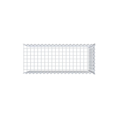Gabion rapporté type 4 100 cm x 60 cm x 40 cm (L x H x P), mailles 5 cm x 5 cm, spirale
