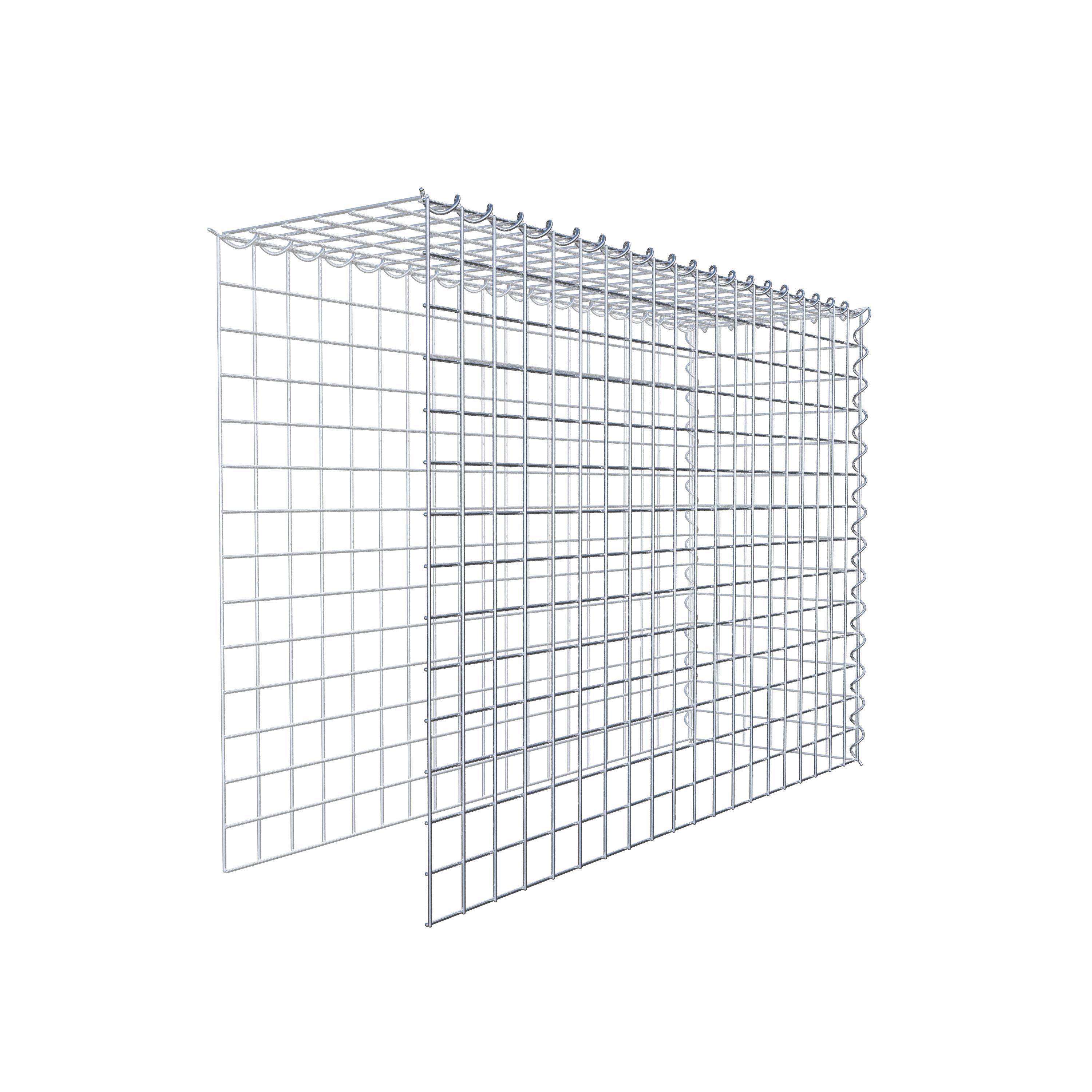 Gabion sur toile type 4 100 cm x 70 cm x 30 cm (L x H x P), maille 5 cm x 5 cm, spirale