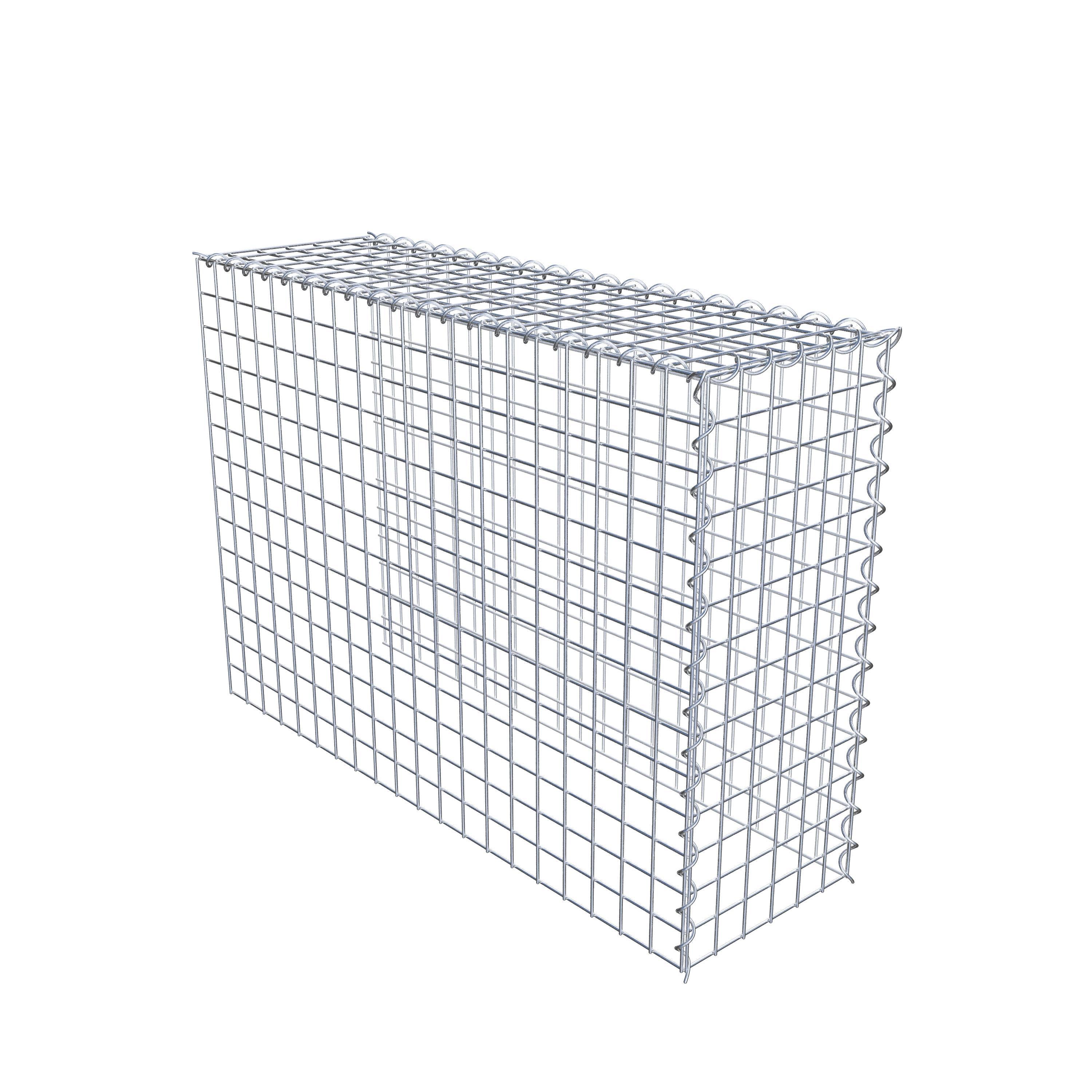 Gabion sur toile type 4 100 cm x 70 cm x 30 cm (L x H x P), maille 5 cm x 5 cm, spirale