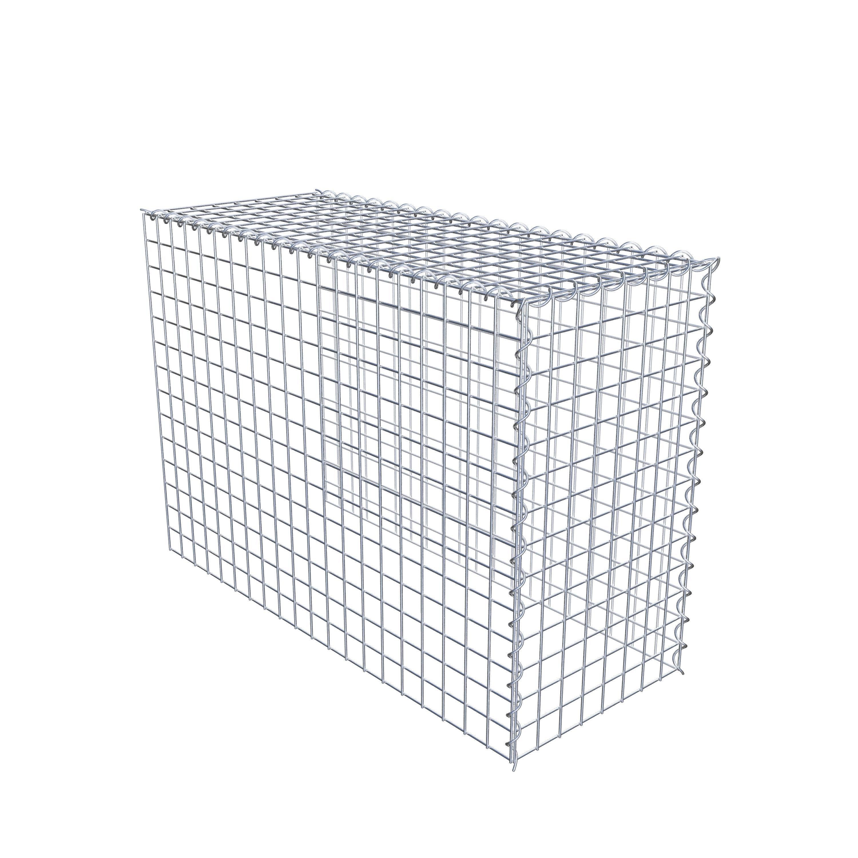 Gabion sur toile type 4 100 cm x 70 cm x 40 cm (L x H x P), maille 5 cm x 5 cm, spirale