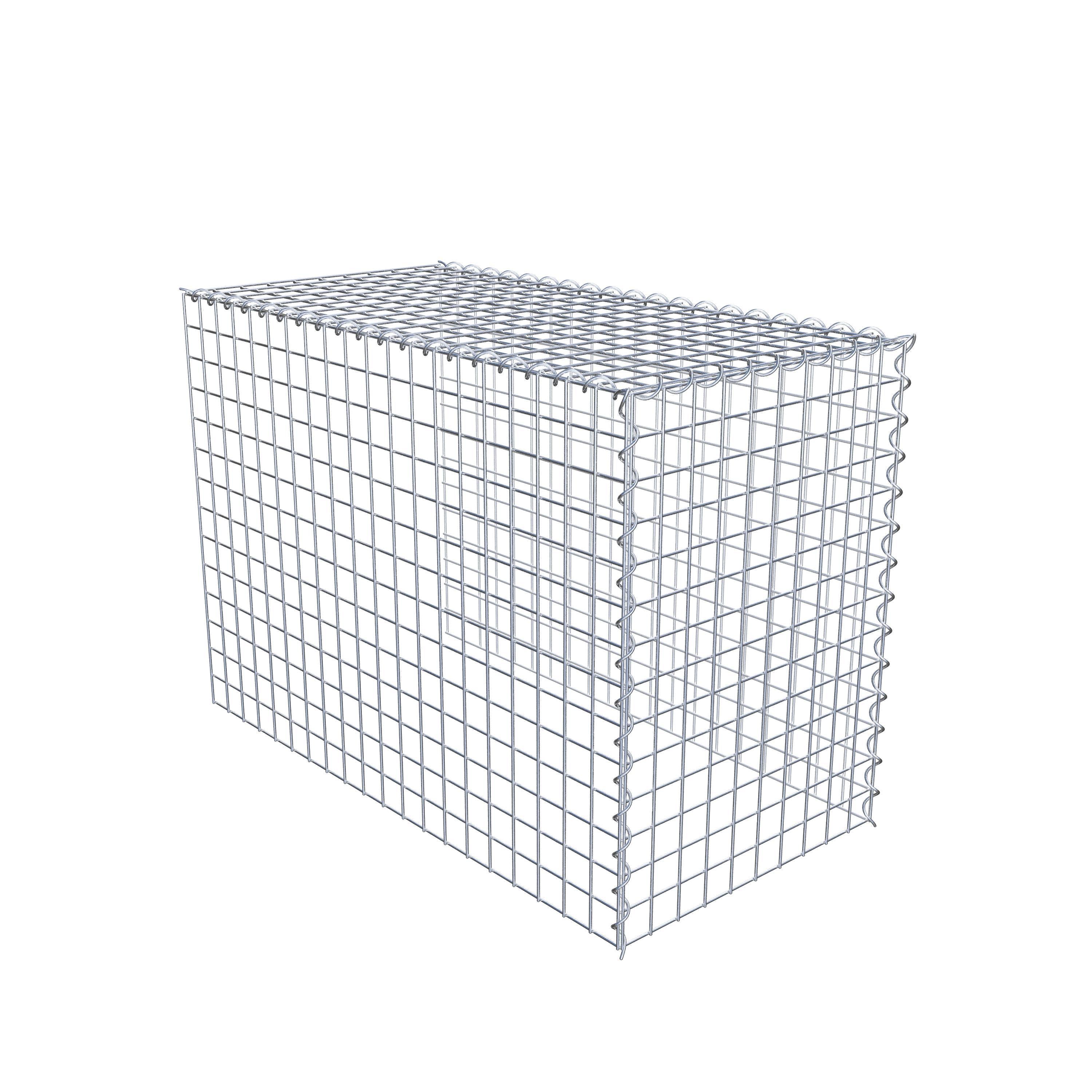 Gabion sur toile type 4 100 cm x 70 cm x 50 cm (L x H x P), maille 5 cm x 5 cm, spirale