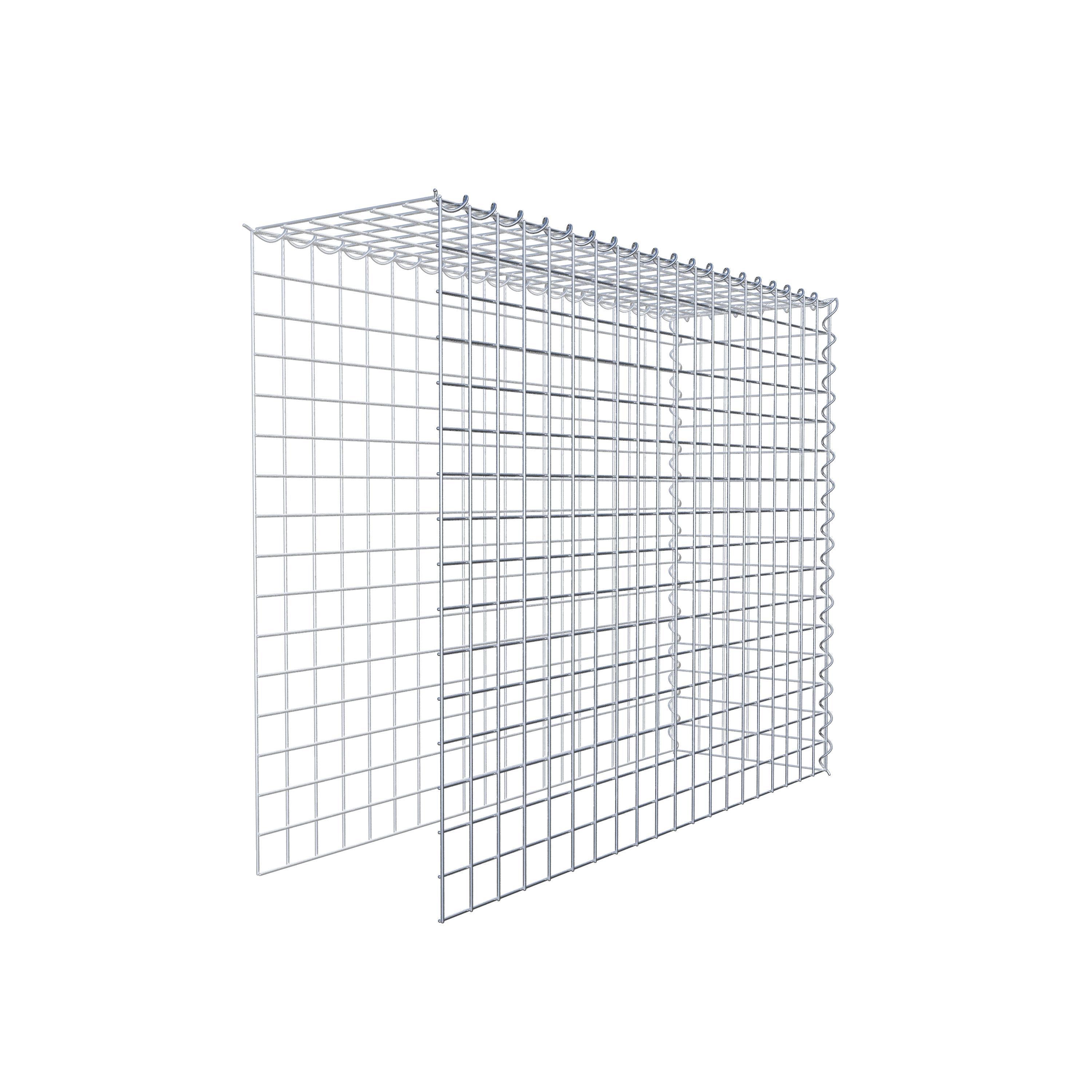 Gabion sur toile type 4 100 cm x 80 cm x 30 cm (L x H x P), maille 5 cm x 5 cm, spirale