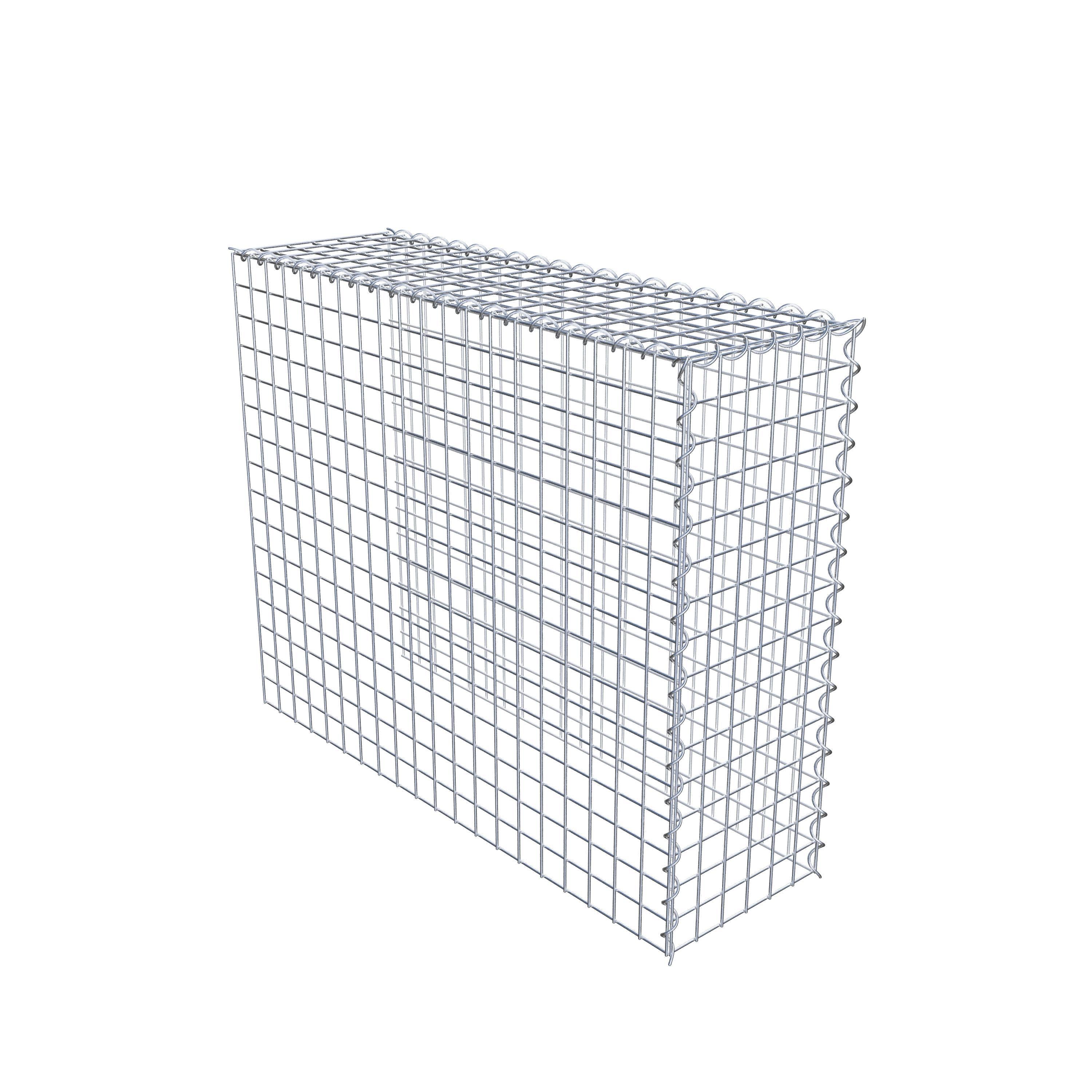 Gabion sur toile type 4 100 cm x 80 cm x 30 cm (L x H x P), maille 5 cm x 5 cm, spirale