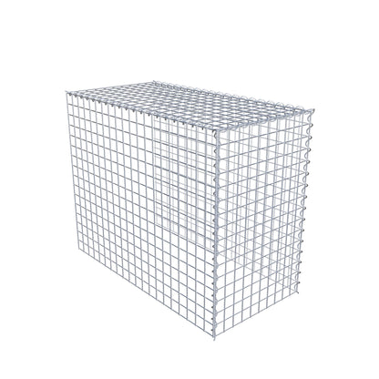 Gabion rapporté type 4 100 cm x 80 cm x 50 cm (L x H x P), mailles 5 cm x 5 cm, spirale