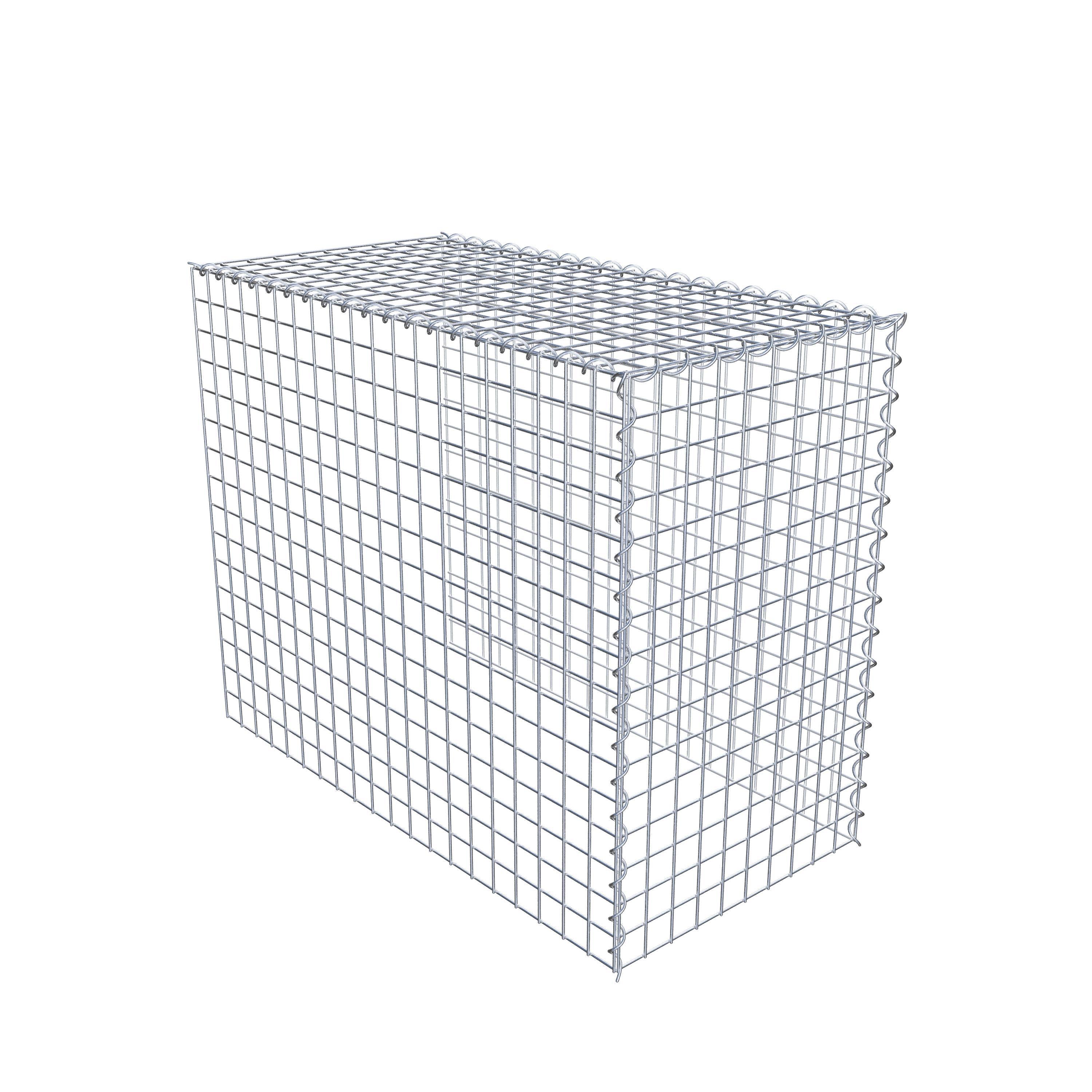 Gabion sur toile type 4 100 cm x 80 cm x 50 cm (L x H x P), maille 5 cm x 5 cm, spirale