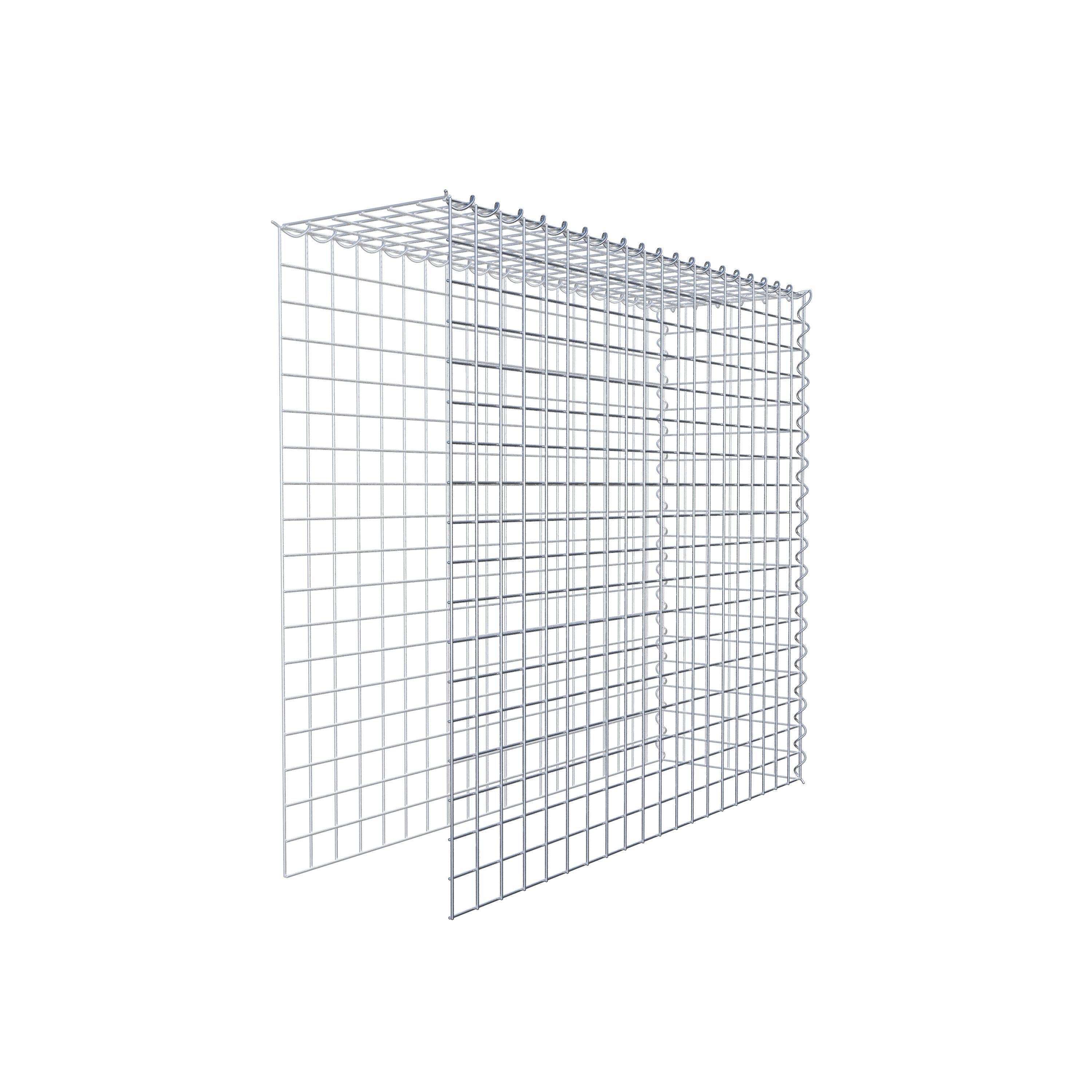 Gabion sur toile type 4 100 cm x 90 cm x 30 cm (L x H x P), maille 5 cm x 5 cm, spirale