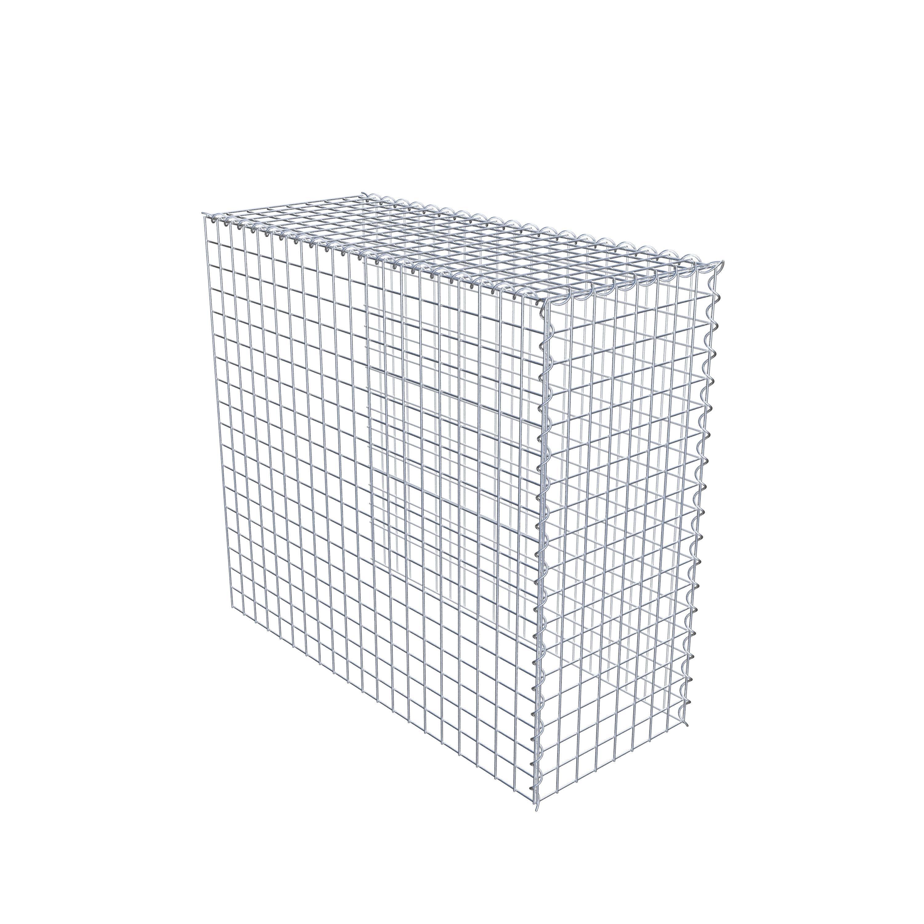 Gabion sur toile type 4 100 cm x 90 cm x 40 cm (L x H x P), maille 5 cm x 5 cm, spirale