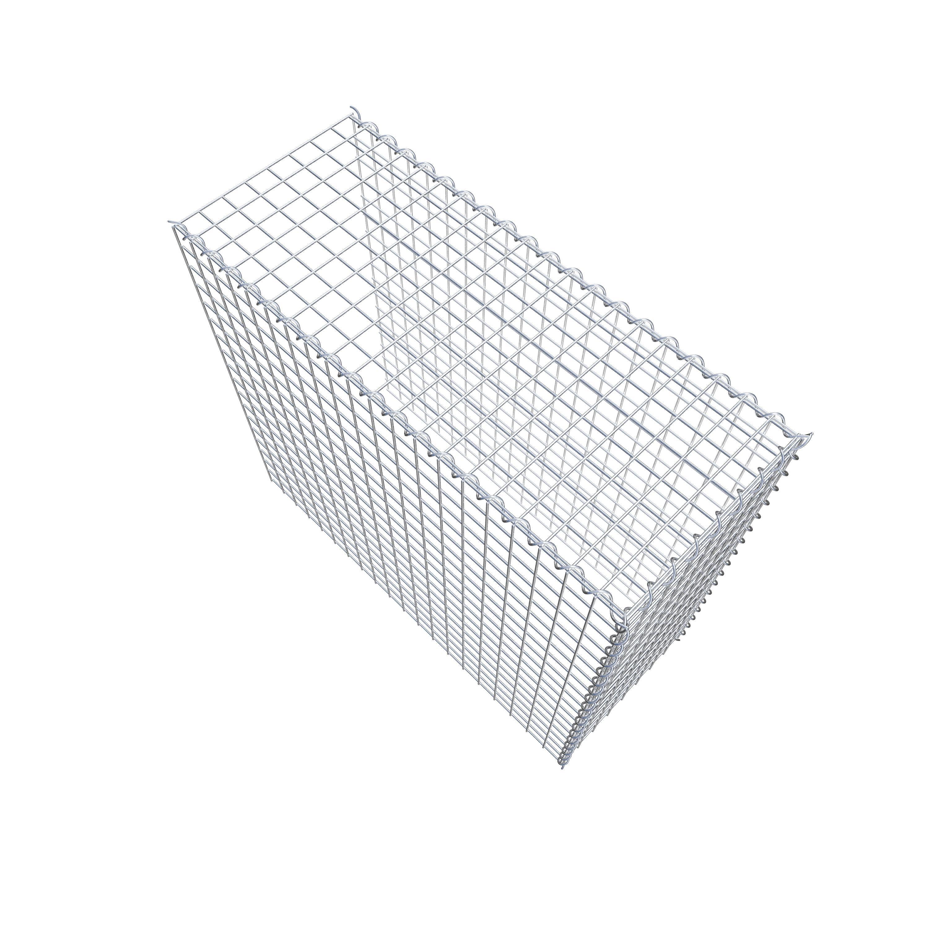 Gabion sur toile type 4 100 cm x 90 cm x 40 cm (L x H x P), maille 5 cm x 5 cm, spirale