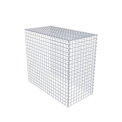 Gabion rapporté type 4 100 cm x 90 cm x 50 cm (L x H x P), mailles 5 cm x 5 cm, spirale