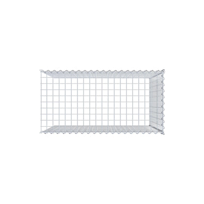 Gabion rapporté type 4 100 cm x 90 cm x 50 cm (L x H x P), mailles 5 cm x 5 cm, spirale