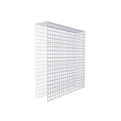 Gabion rapporté type 4 100 cm x 100 cm x 20 cm (L x H x P), mailles 5 cm x 5 cm, spirale