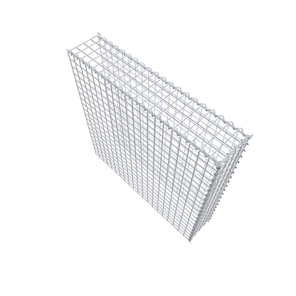 Gabion rapporté type 4 100 cm x 100 cm x 20 cm (L x H x P), mailles 5 cm x 5 cm, spirale