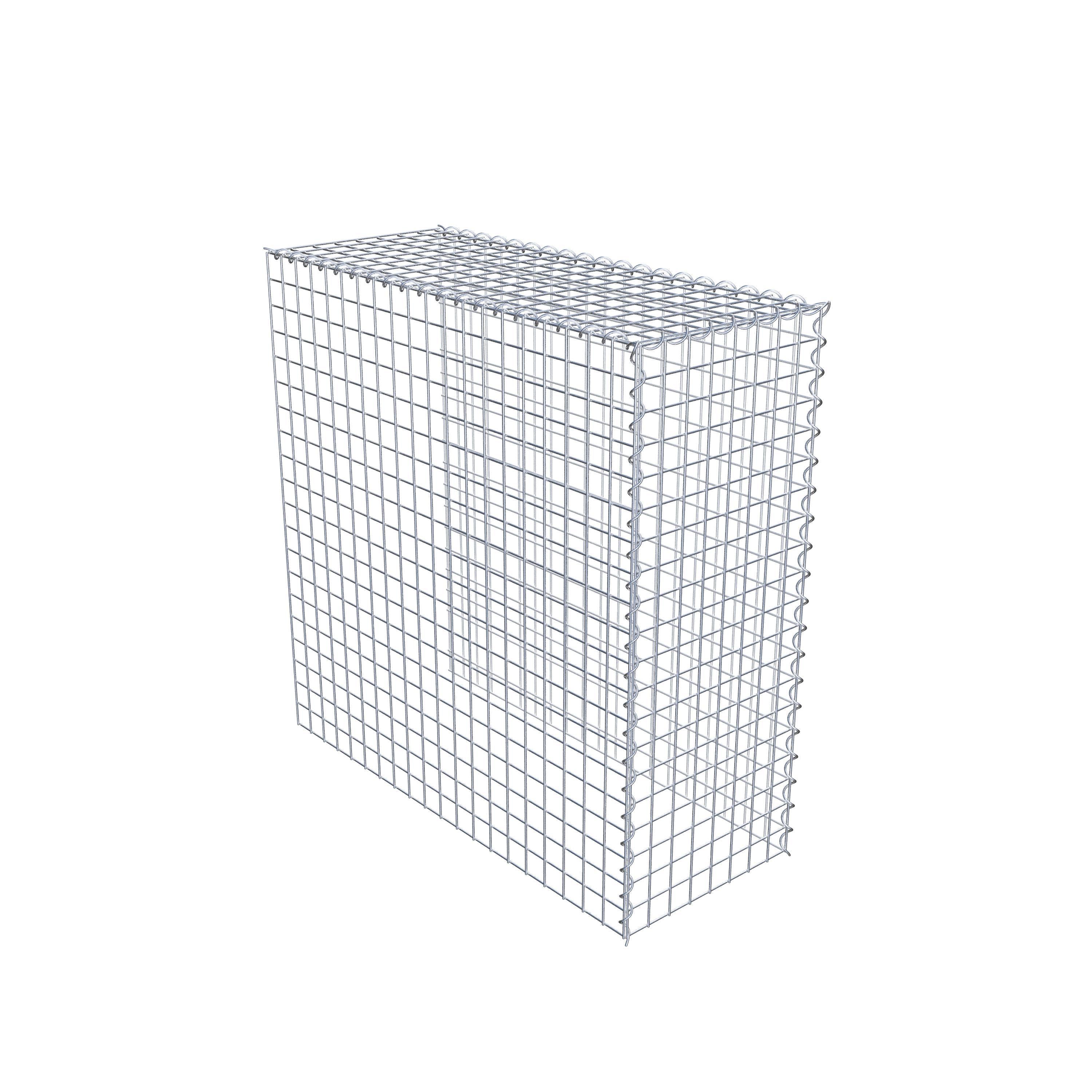 Gabion sur toile type 4 100 cm x 100 cm x 40 cm (L x H x P), maille 5 cm x 5 cm, spirale