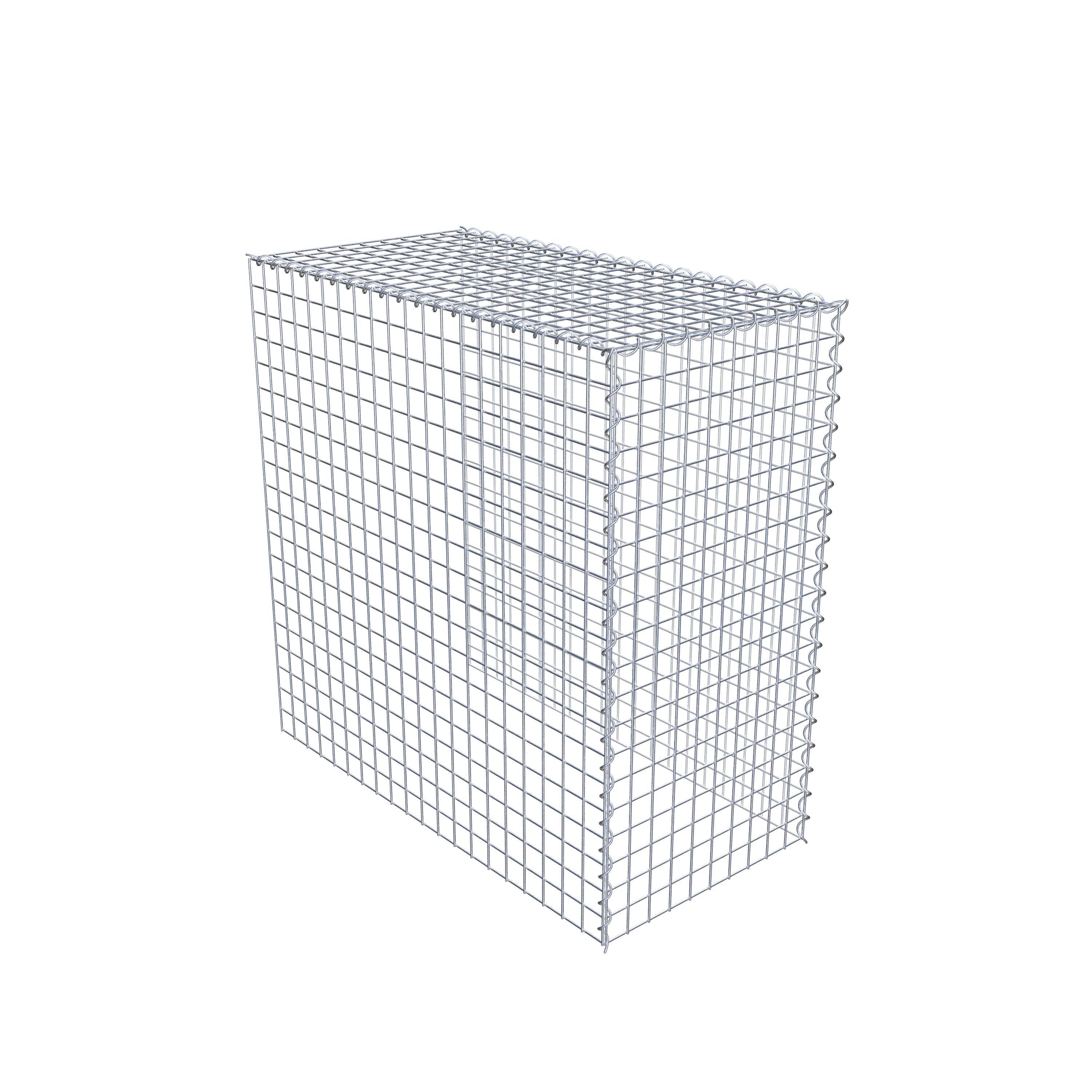 Gabion sur toile type 4 100 cm x 100 cm x 50 cm (L x H x P), maille 5 cm x 5 cm, spirale