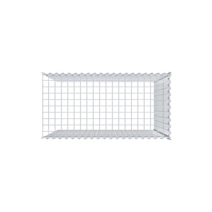 Gabion rapporté type 4 100 cm x 100 cm x 50 cm (L x H x P), mailles 5 cm x 5 cm, spirale