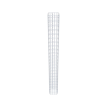 Colonna di gabbioni, quadrata 22 cm x 22 cm, alta 230 cm, MW 5 cm x 10 cm