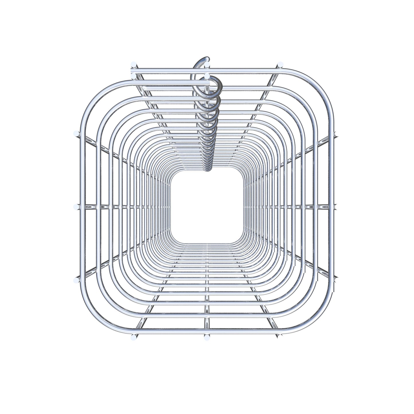 Columna de gaviones cuadrada 17 cm x 17 cm, 80 cm de altura, MW 5 cm x 5 cm