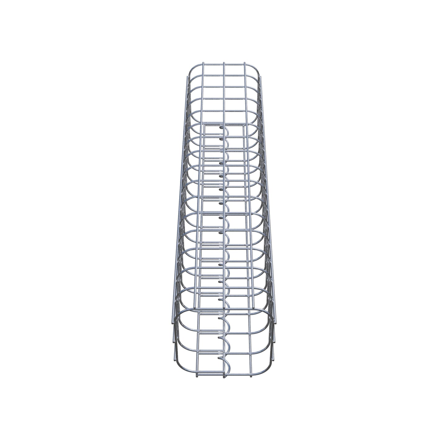 Columna de gaviones cuadrada 17 cm x 17 cm, 80 cm de altura, MW 5 cm x 5 cm