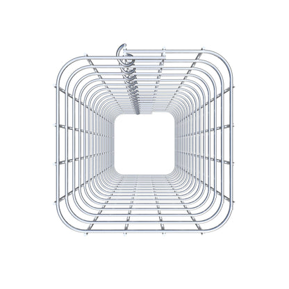 Coluna de gabião quadrada 22 cm x 22 cm, 80 cm de altura, PM 5 cm x 5 cm