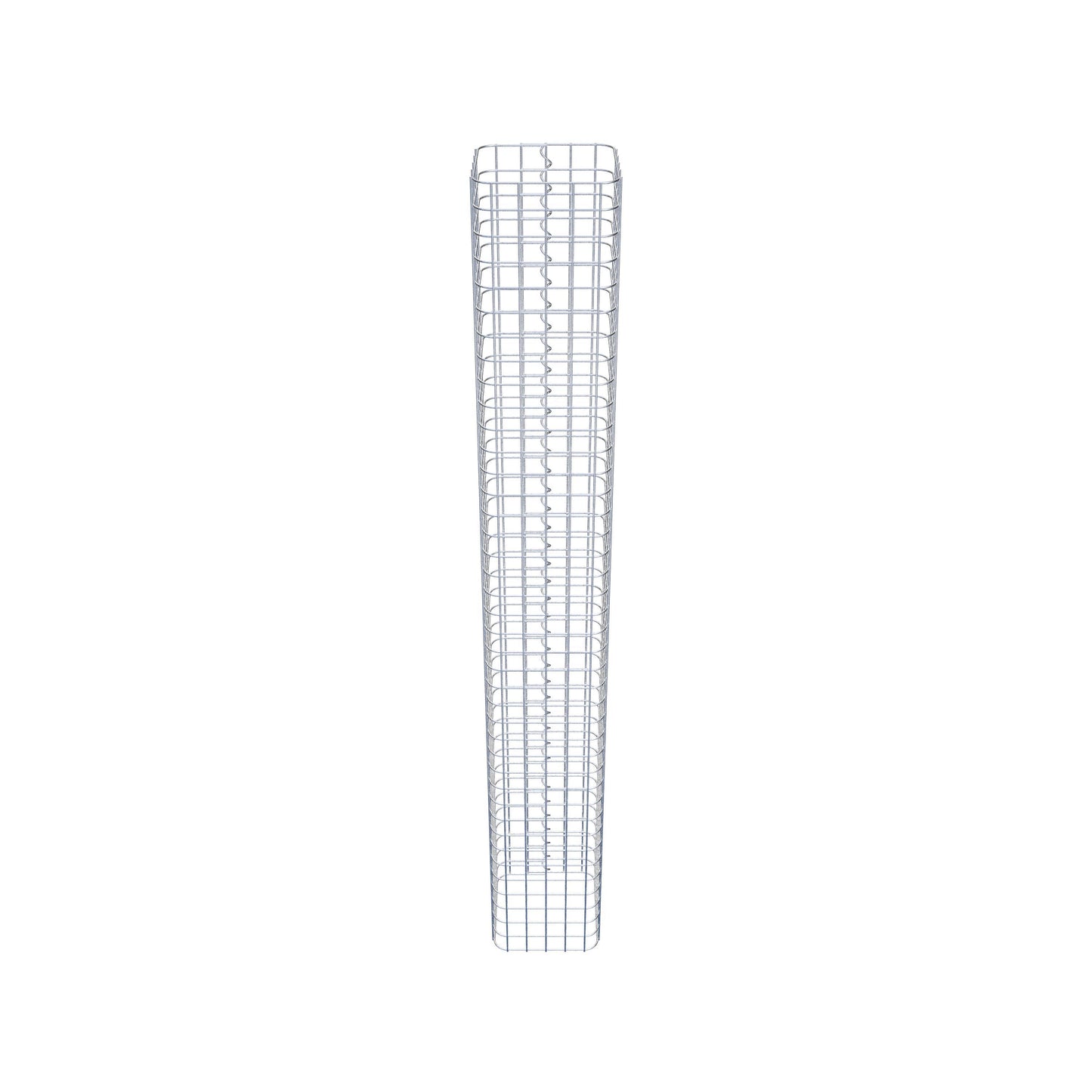 Gabion column square 27 cm x 27 cm, 200 cm high, MW 5 cm x 5 cm