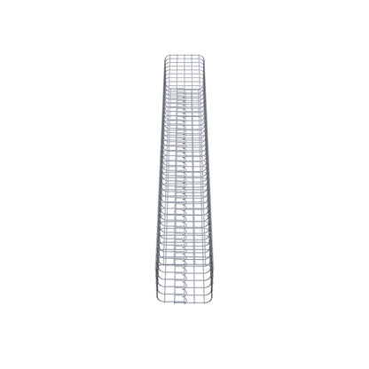 Gabion column square 27 cm x 27 cm, 200 cm high, MW 5 cm x 5 cm