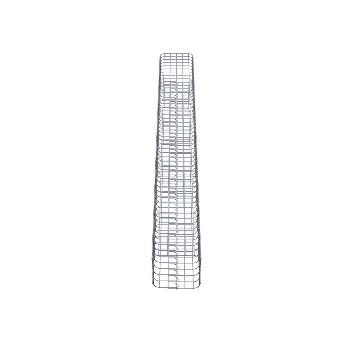 Gabion column square 27 cm x 27 cm, 230 cm high, MW 5 cm x 5 cm