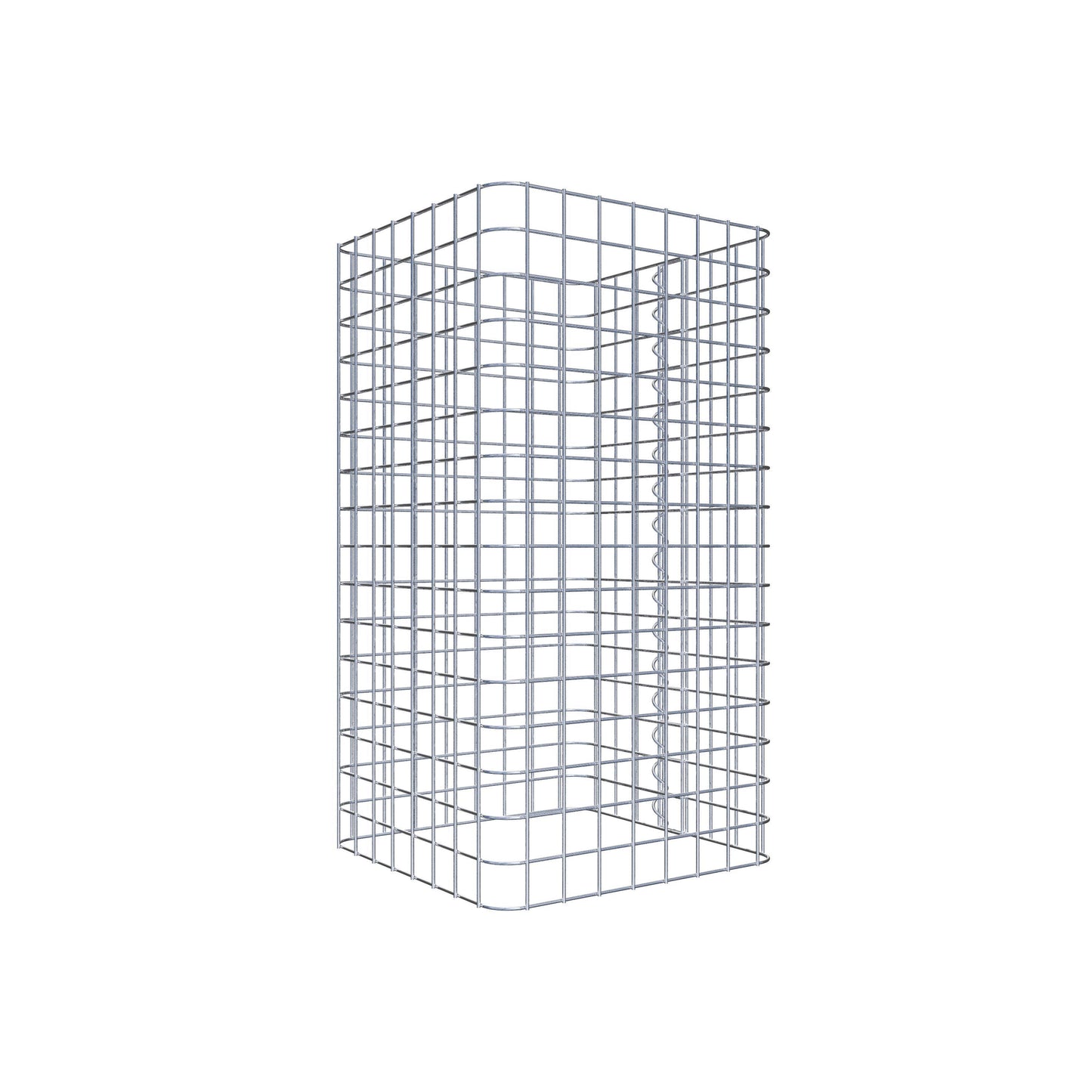 Gabion column square 42 cm x 42 cm, 80 cm height, MW 5 cm x 5 cm
