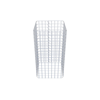 Gabion column square 42 cm x 42 cm, 80 cm height, MW 5 cm x 5 cm