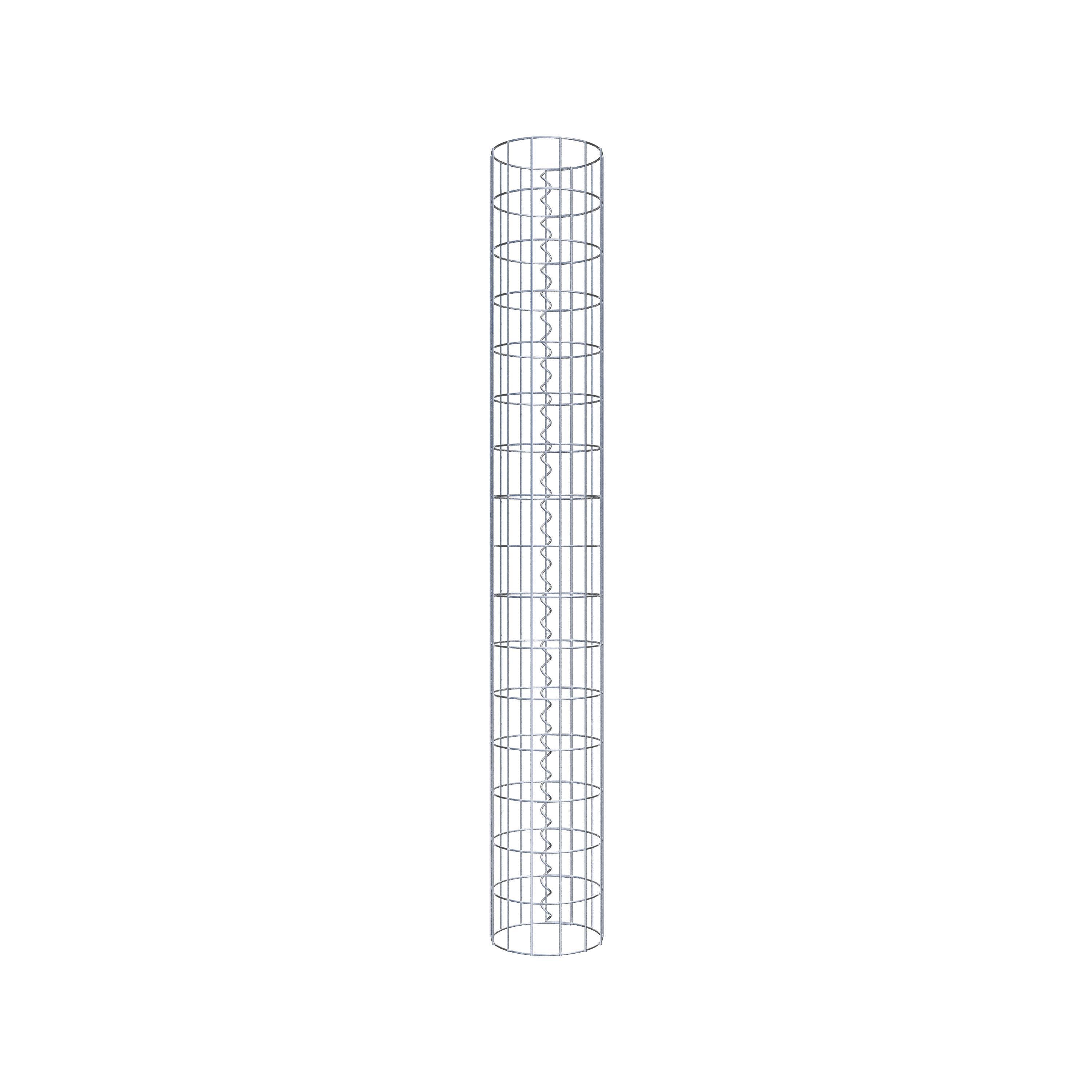 Colonne de gabion diamètre 22 cm, MW 5 x 10 cm ronde