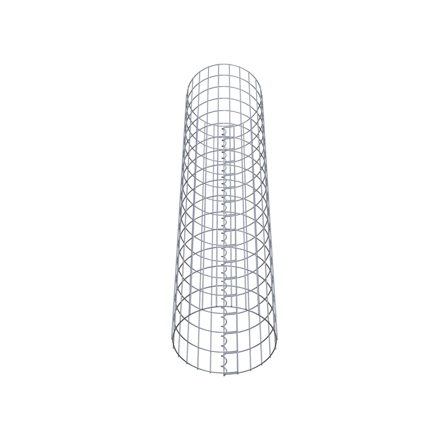 Colonne de gabion ronde 37 cm de diamètre, 160 cm de hauteur, maille 5 cm x 10 cm