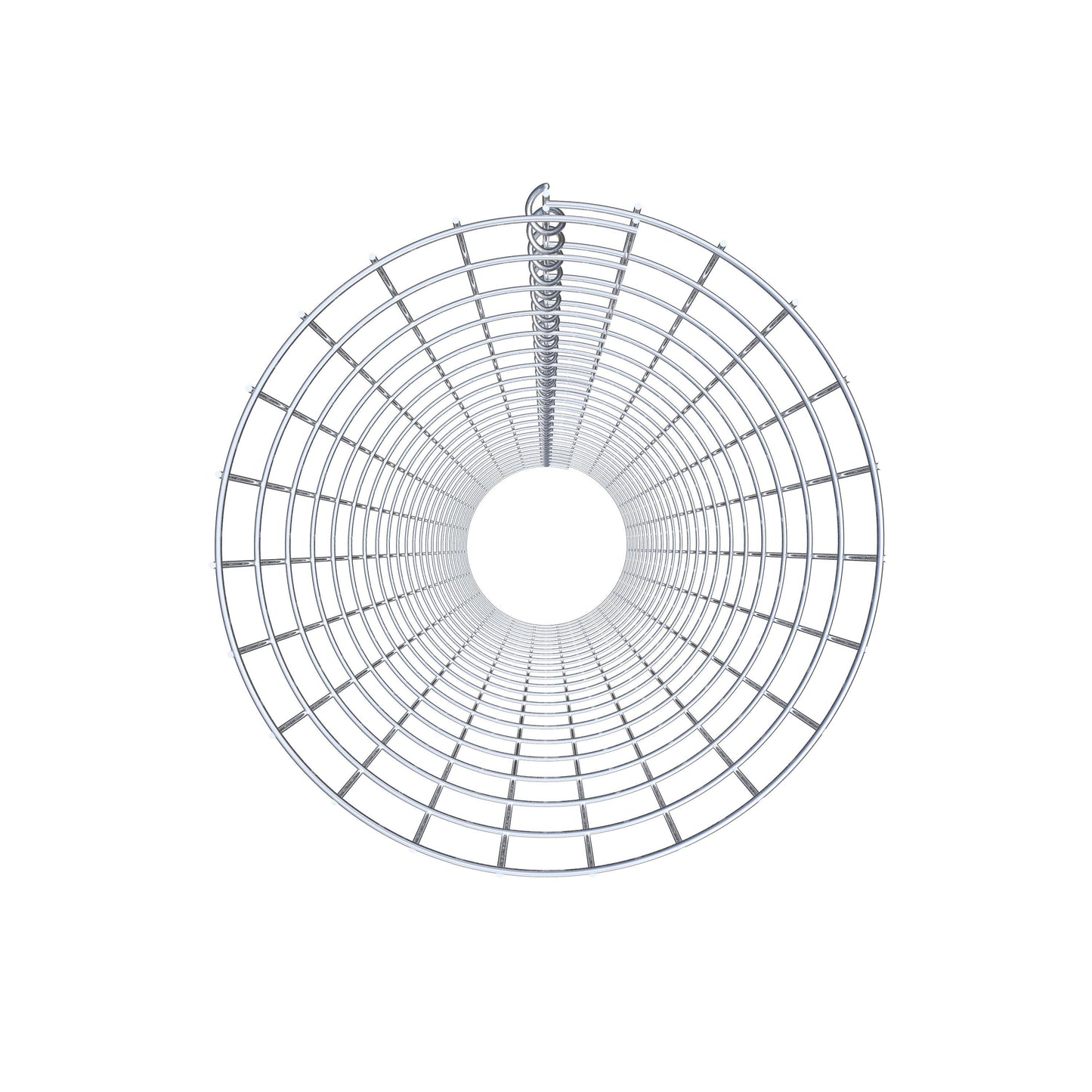 Gabion column around 37 cm diameter, 230 cm height, mesh size 5 cm x 10 cm