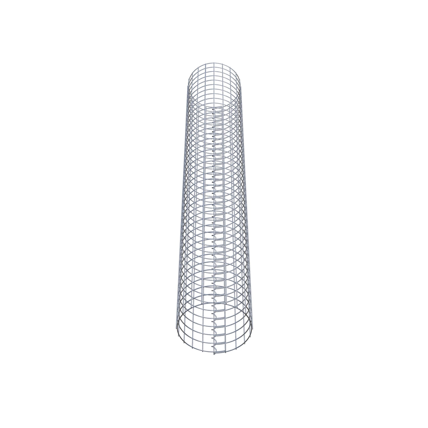 Gabionpelare rund 32 cm diameter, 200 cm höjd, maskstorlek 5 cm x 5 cm