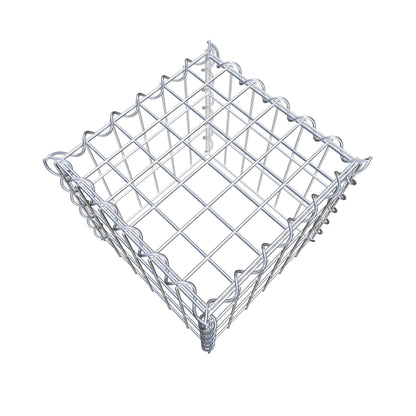 Extra gabion typ 3 30 cm x 30 cm x 30 cm (L x H x D), maskstorlek 5 cm x 10 cm, spiral