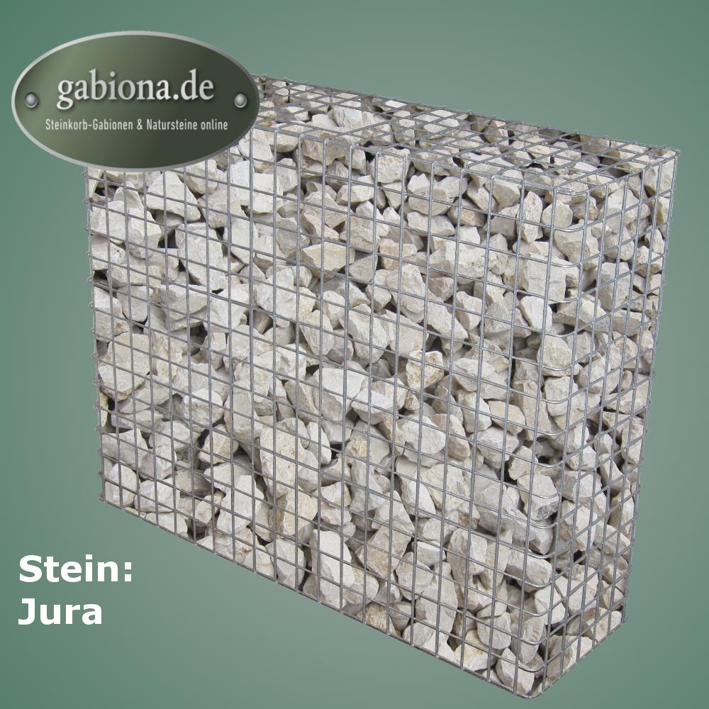 Gabion galvanisé à chaud 102 cm x 82 cm x 32 cm, mailles 5 cm x 5 cm, entièrement soudé