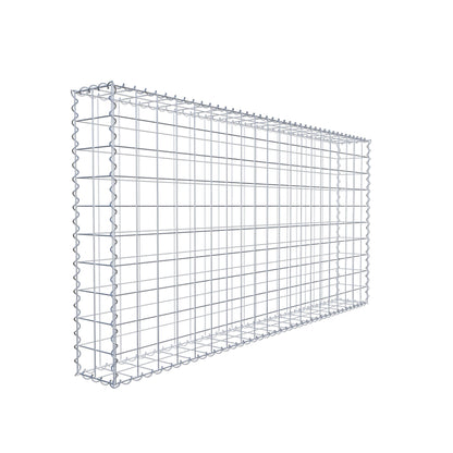 Gabion 200 cm x 100 cm x 20 cm (L x H x P), mailles 10 cm x 10 cm, spirale