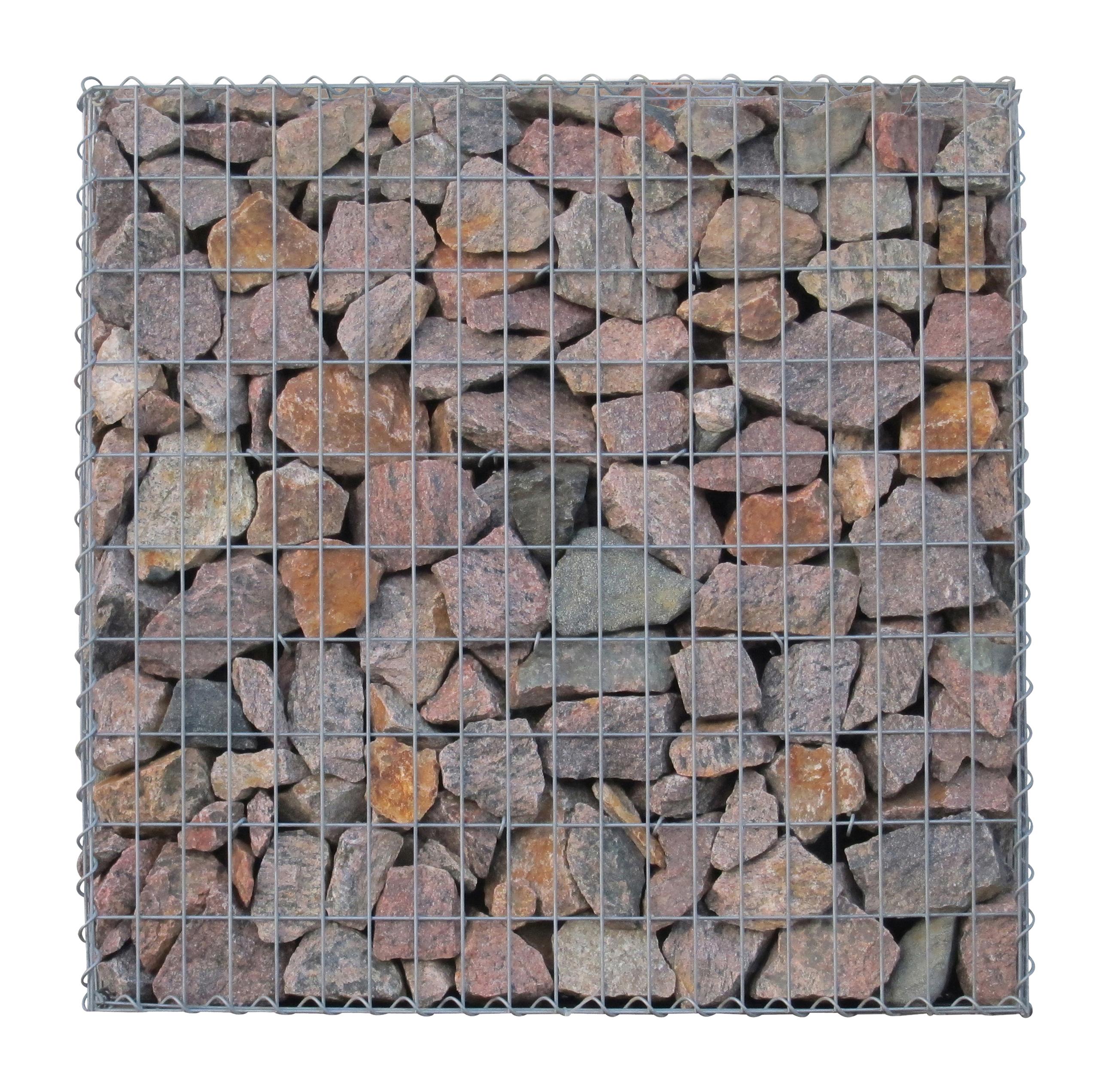 Gabion 100 cm x 100 cm x 30 cm (L x H x P), maille 5 cm x 10 cm, spirale