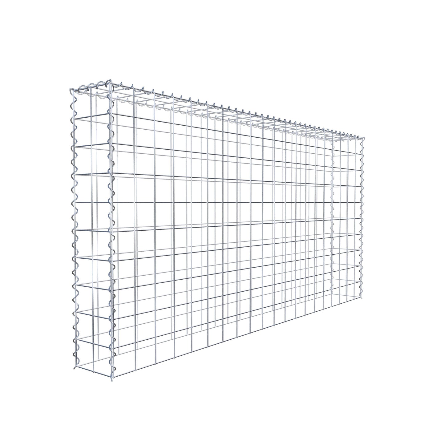 Grown-on gabion type 3 200 cm x 100 cm x 20 cm (L x H x D), mesh size 10 cm x 10 cm, spiral
