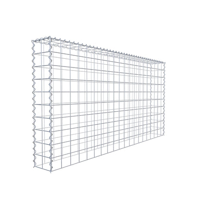 Grown-on gabion type 3 200 cm x 100 cm x 20 cm (L x H x D), mesh size 10 cm x 10 cm, spiral
